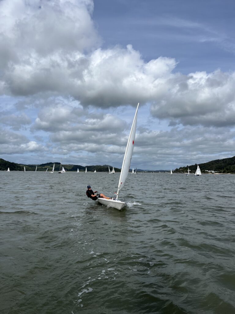 Dinghy sailing in Kippford
