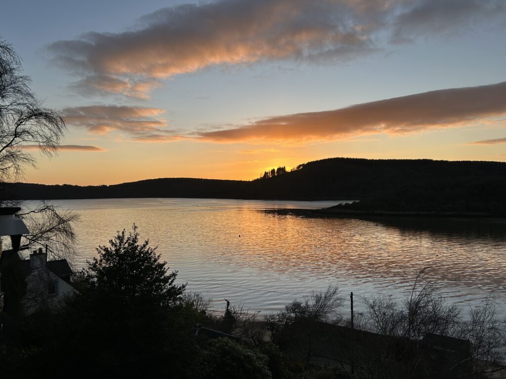 Sunset in Kippford